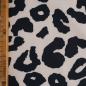 Preview: Sport Yoga Jersey Kunstfaser Leo beige schwarz